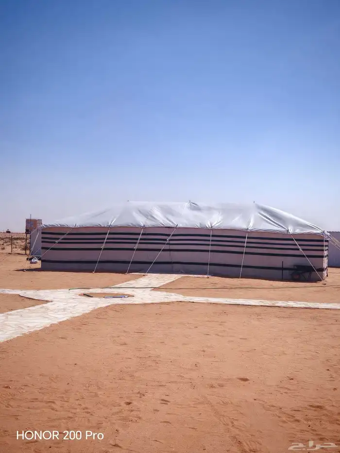 بيت شعر تركي خط أحمر اسود وابيض مقاس جميع المقاسات خياط VIP 4