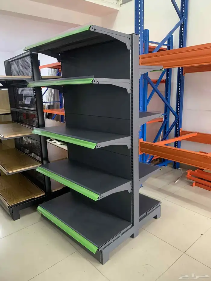 رفوف تخزين رفوف مستودعات رفوف سوبر ماركت طاولات مكاتب كاشير 6