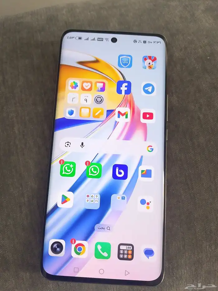 جوال هونرx9b الجوال حالته ممتازة معاه الكرتون و السعر ممتاز 0