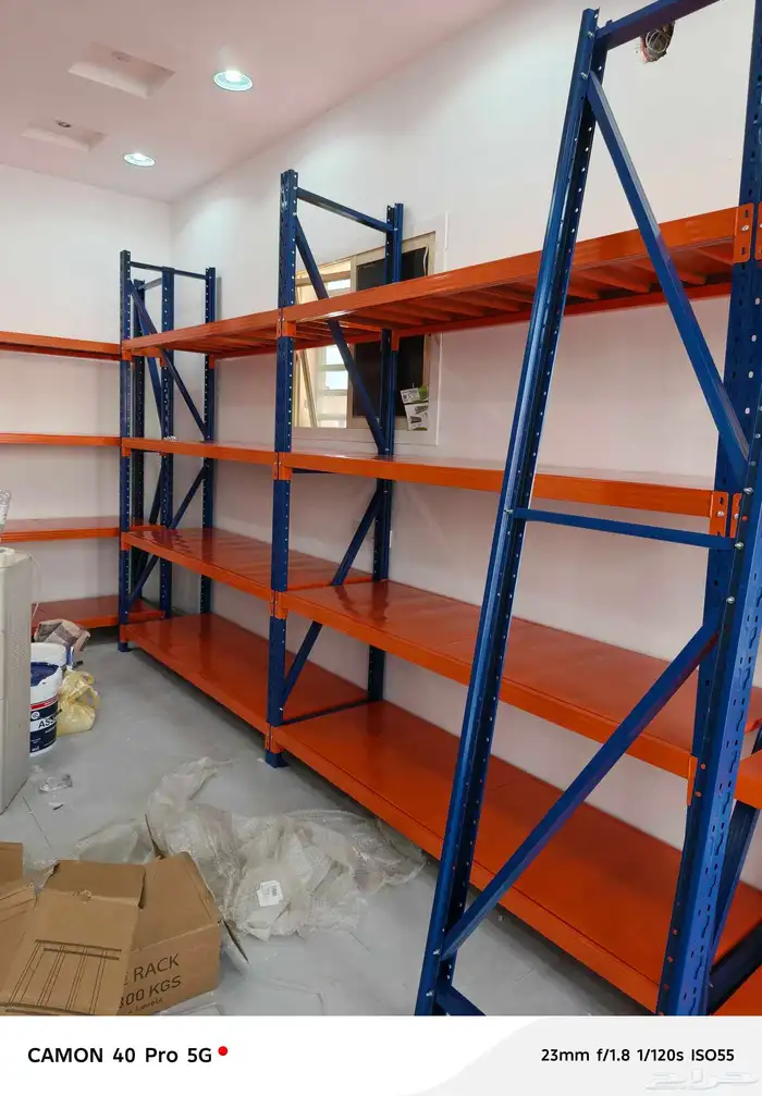 رفوف تخزين مستودعات رفوف مخزن بيت او مطبخ يوجد الوان مختلفه 2