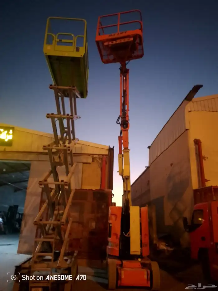 سيزرلفت 16متر كهرباء سيزر ليفت جميع المقاسات للايجار 5