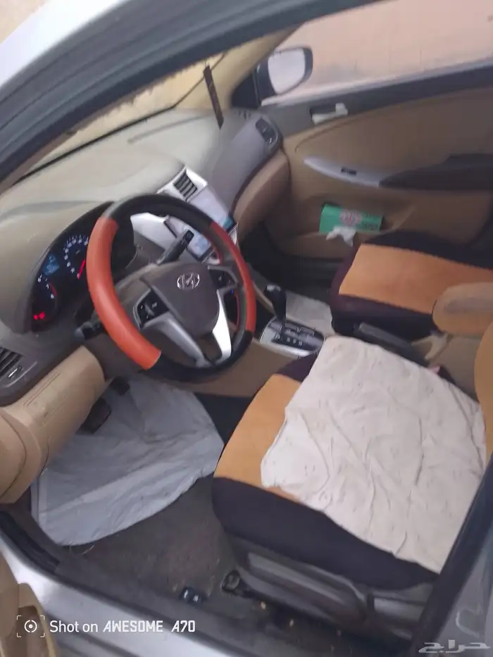 سيارة للايجار اكسنت 2013 2