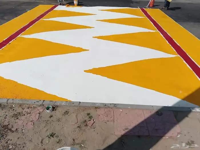 تخطيط طرق ومواقف السيارات تخطيط محطات الوقود تركيب علامات 4