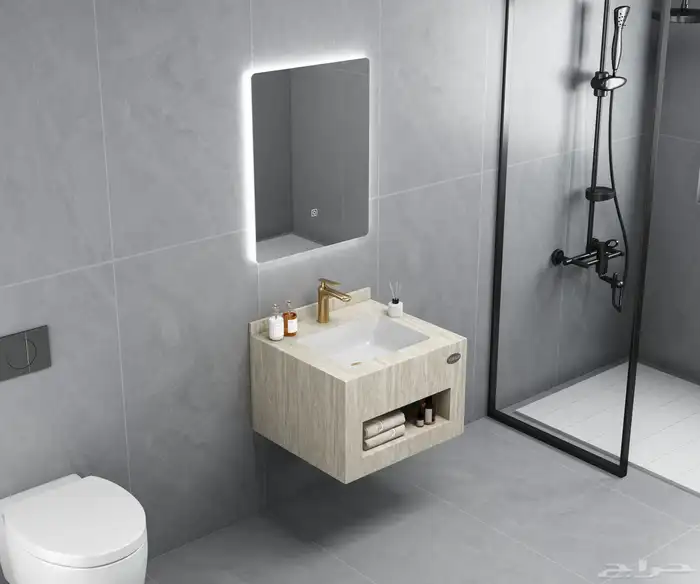 مغاسل رخام جاهزة حوض وحوضين مقاسات متنوعة 3