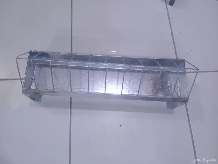 معالف طيور صور حمام دجاج بلاستيك حديد 4