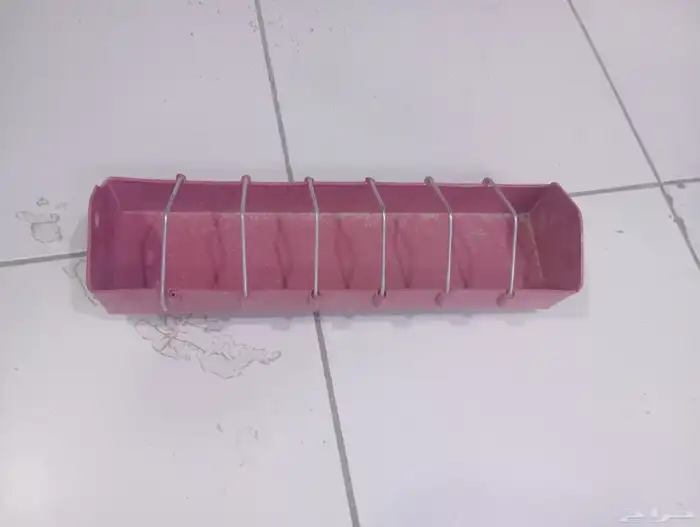 معالف طيور صور حمام دجاج بلاستيك حديد 3