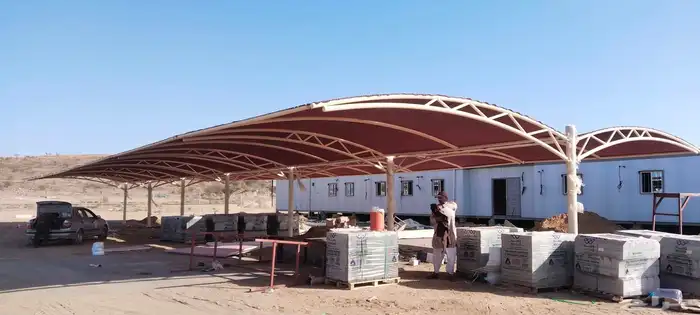 مظلات سواتر قرميد حداد 0