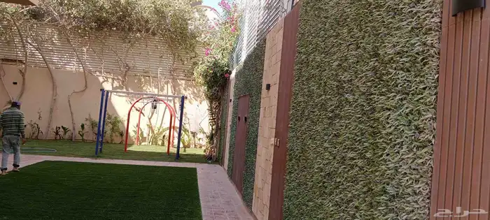 تنسيق حدائق طبيعي وصتاعي وتركيب شبكات الري 2