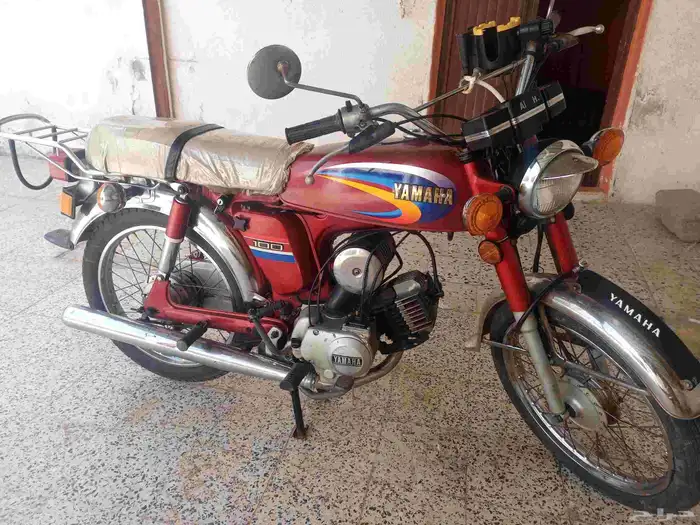 دباب ياماها 100 بورقه جمركية مخزن بارده طقم طولات طوله شاش 1