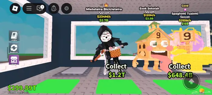 ماب السرقه Steal a Brainrot 0