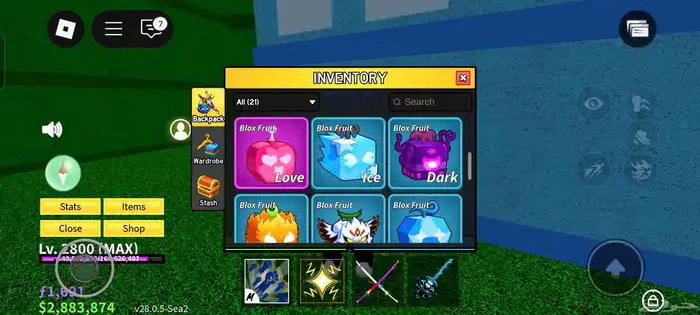 حساب بلوكس فروت الفل ماكس 1