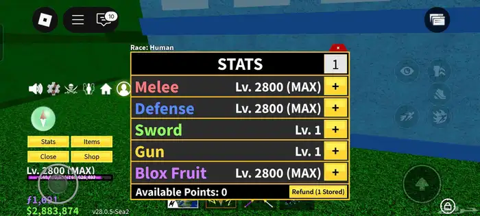 حساب بلوكس فروت الفل ماكس 6