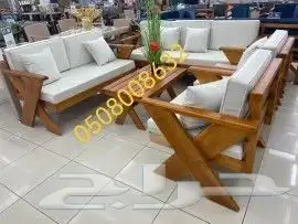 كراسي خارجية مراكيز احواش استراحات شاليهات كراسي خشبيه خارجي 11