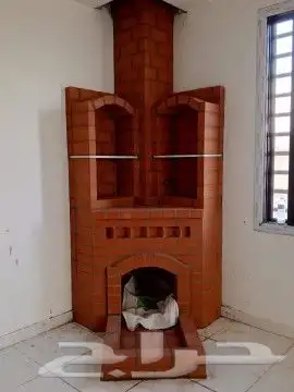 بيوت شعر مشب نار مشب رخام قرميد جمالون تلبيس قماش 7