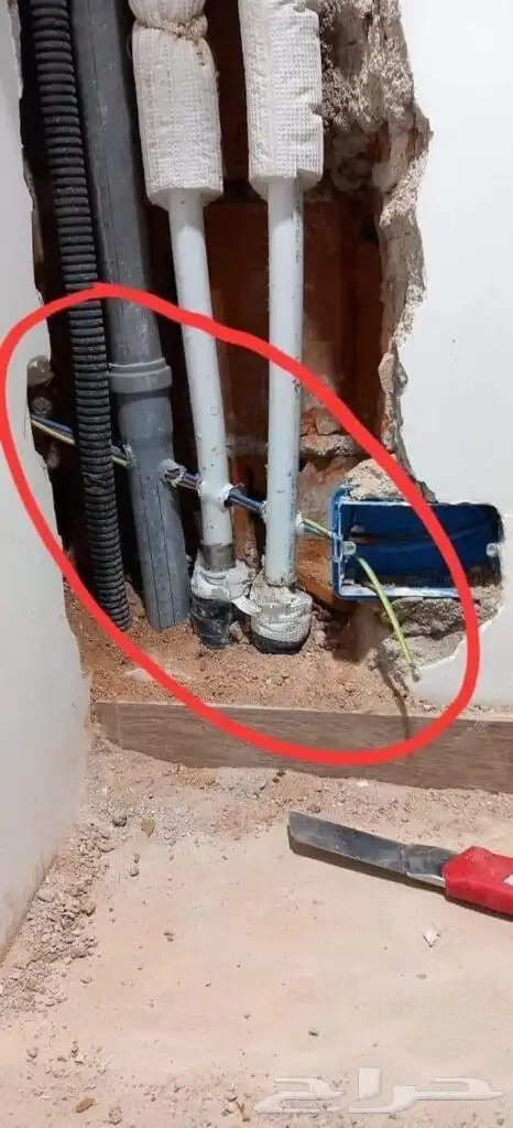 شركة كشف تسربات تسريبات المياه بالبدائع تسريب 1