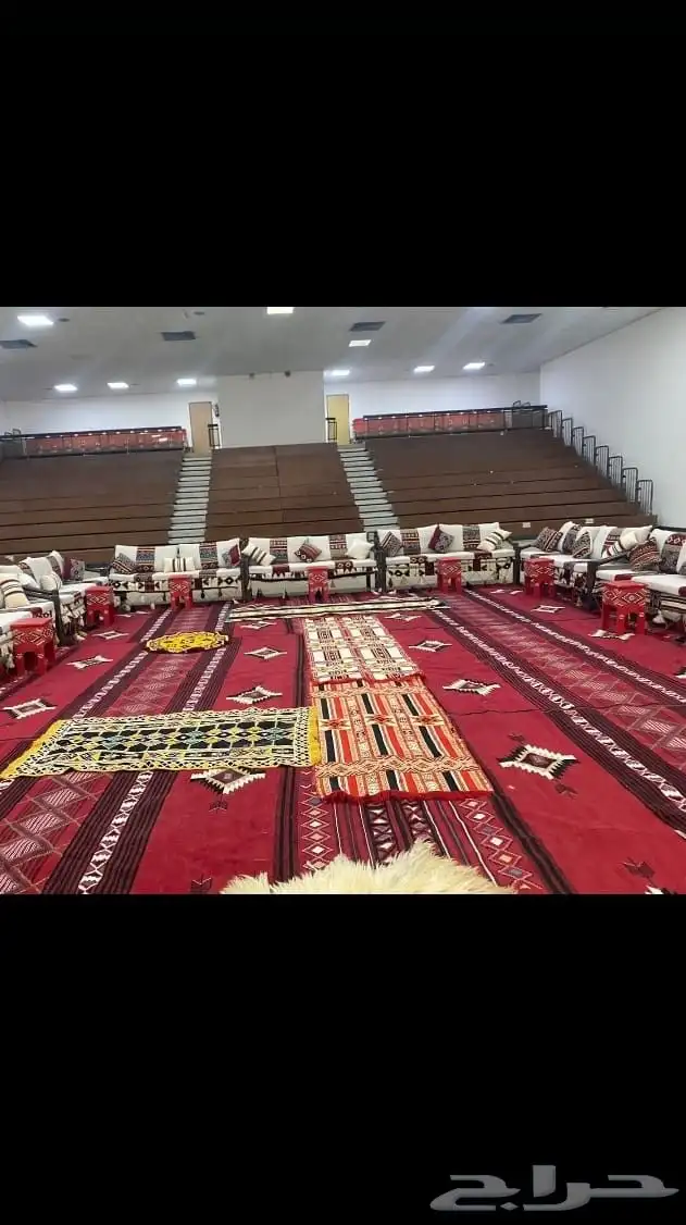 تاجير جلسات شعبيه وتاجير جلسات مغربيه وتاجير دفايات وكراسي و 0
