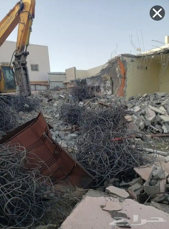 بوكلين هدم مباني خبره طويله محايل عسيربارق المجارده خاط عبس 0