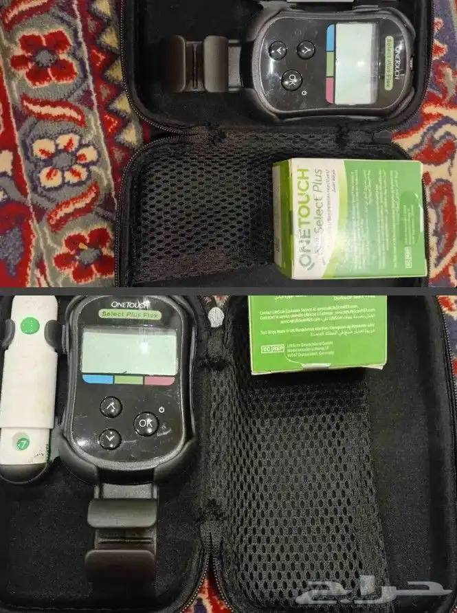 جهاز تحليل سكر مع الشرائح والابر 0