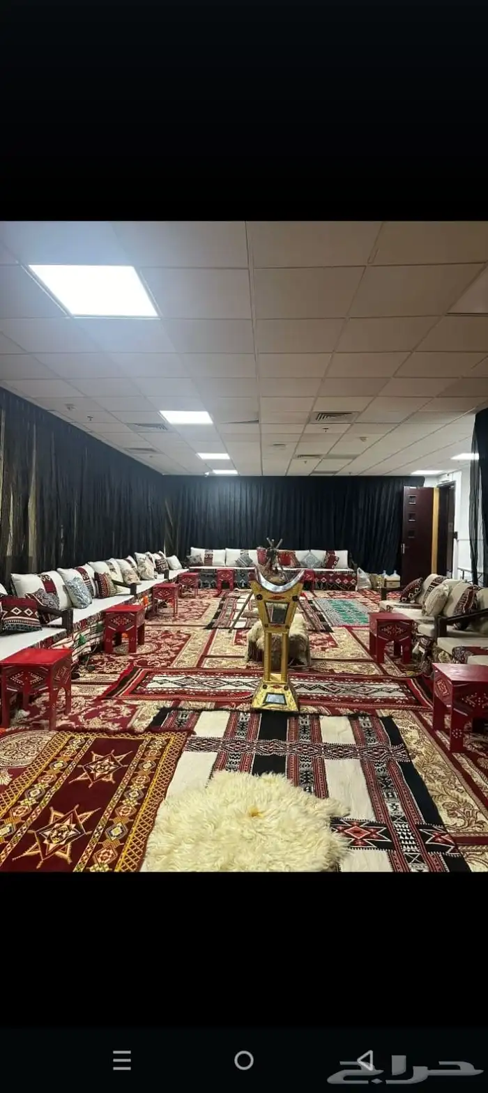 تاجير جلسات شعبيه وتاجير جلسات مغربيه وتاجير دفايات وكراسي و 1