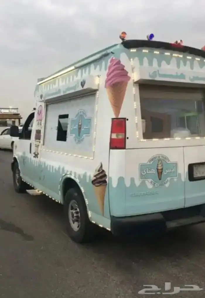 سياره ايسكريم للايجار الشهري 0