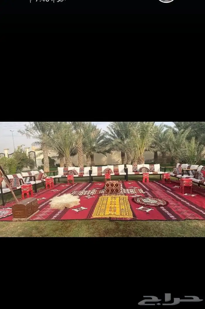 تاجير جلسات شعبيه وتاجير جلسات مغربيه وتاجير دفايات وكراسي و 2