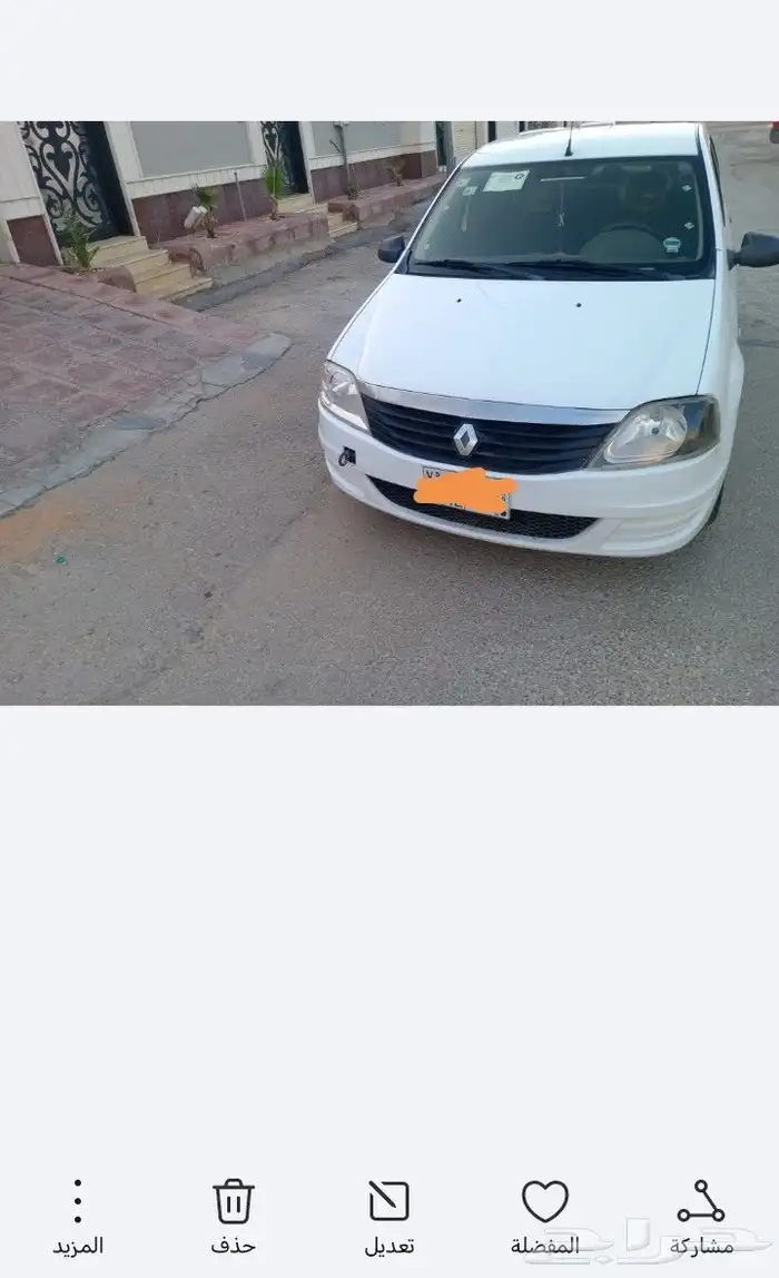 رينو لوجان 2012 ممشى كيلو متر 155الف 0