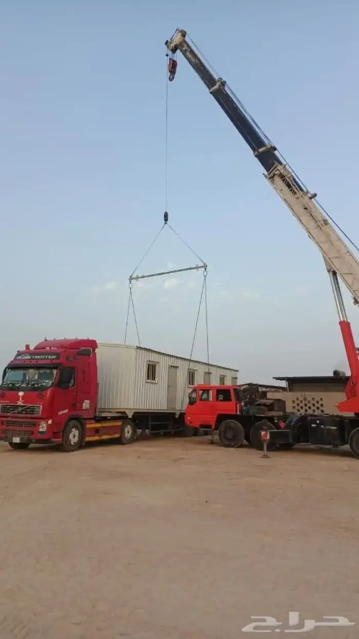 كرين سطحه ونش لوبد بوم تراك نقل غرف نقل بركسات غرفه مرتبل 2