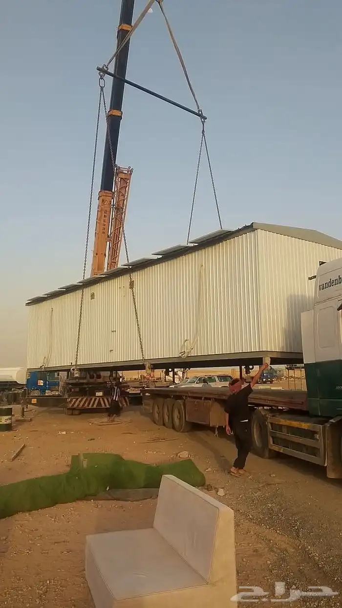 كرين سطحه ونش لوبد بوم تراك نقل غرف نقل بركسات غرفه مرتبل 3