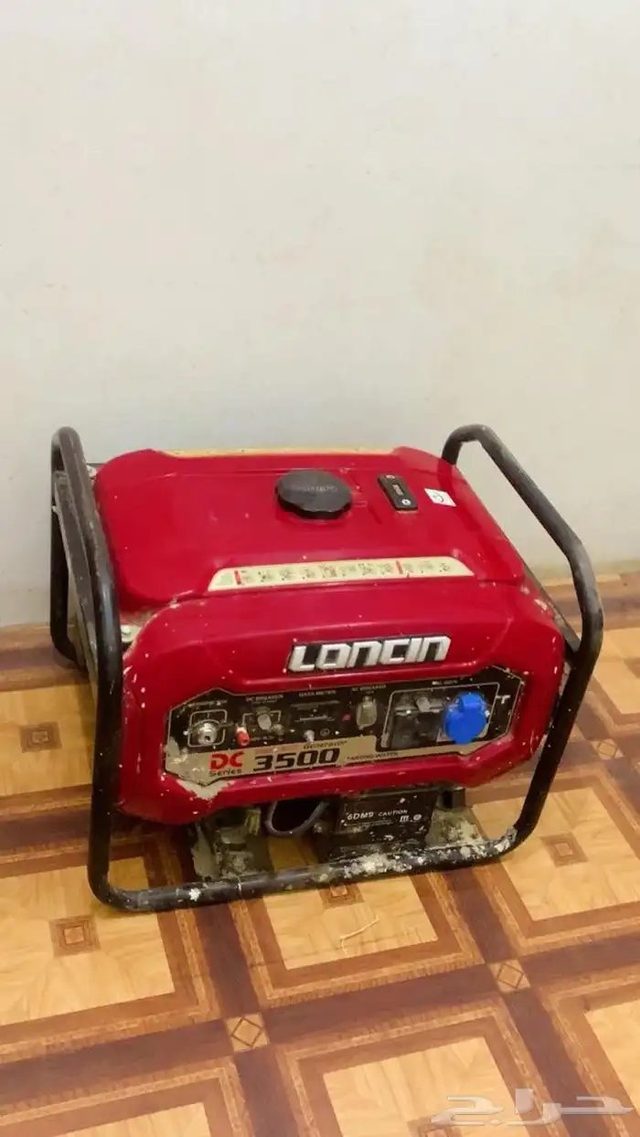 مأطور كهرب (مولد كهرباء) 3500 واط شبه جديد وشرط (بنزين) 3