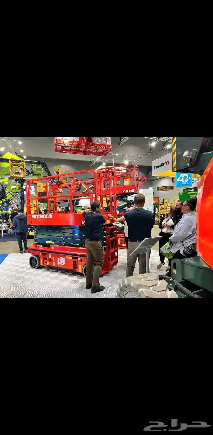 عرض خاص سيزرلفت مانلفت جميع مقاسات للايجار جي سي بي فوركلفت 6