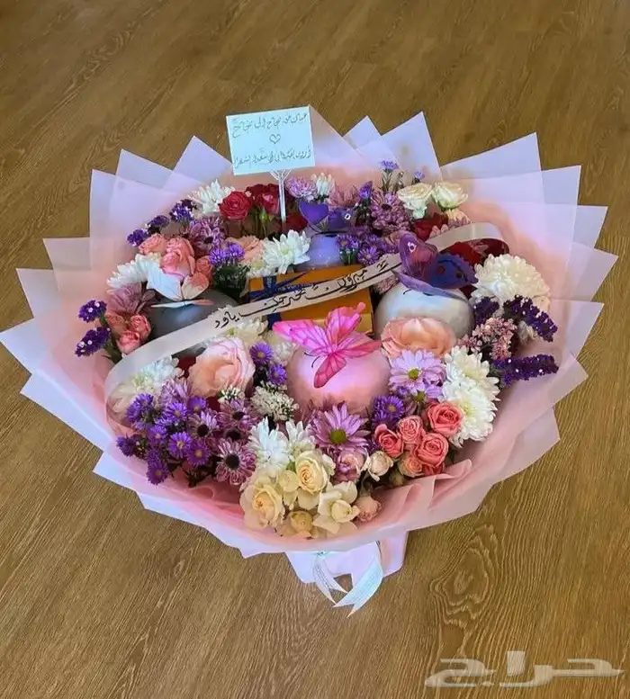 تنسيق باقة ورد 1