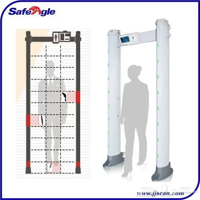 بوابة كشف معادن بوابات أمنية للفنادق والمنشئات الحكومية 7