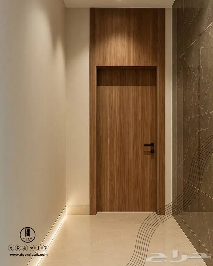 أبواب wpc ضد الماء 100 مثالية لدورات المياه المطابخ 5