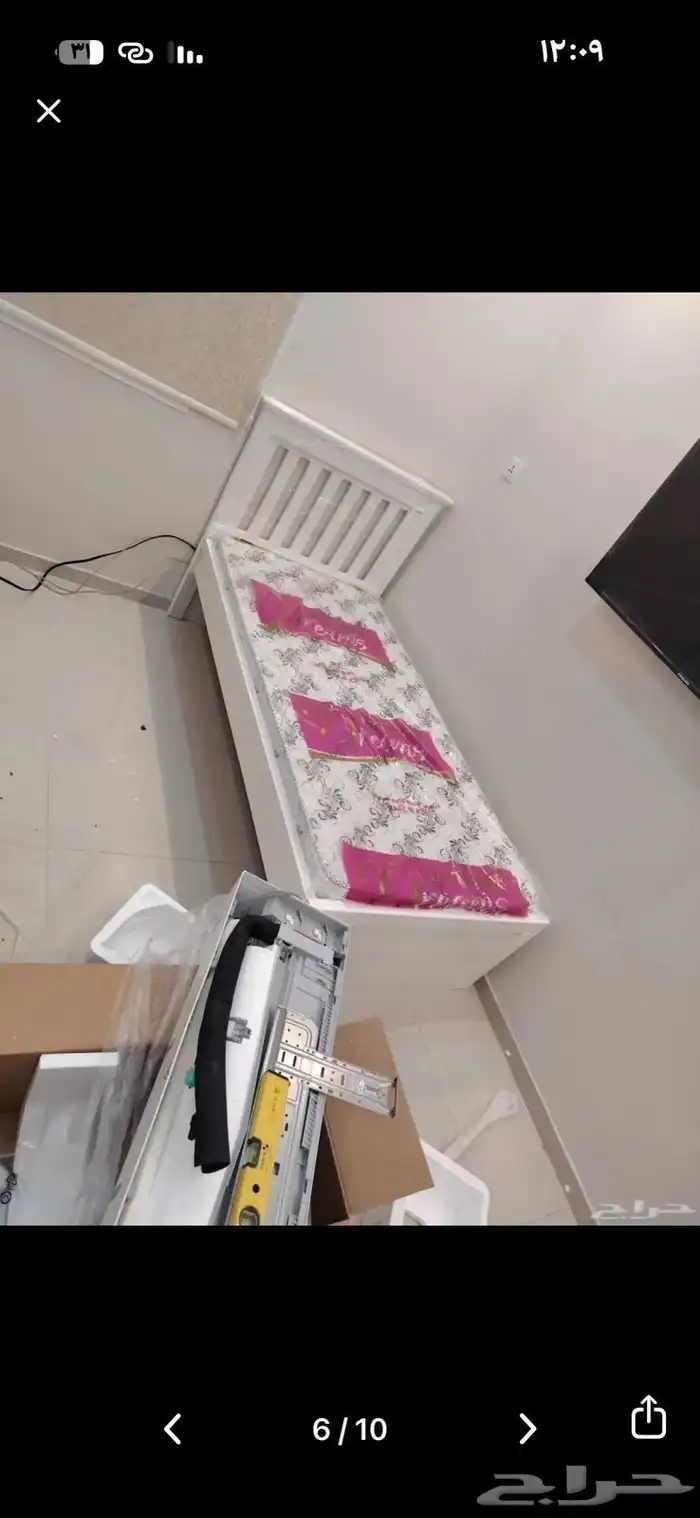 سرير نفر دولاب حديد 4