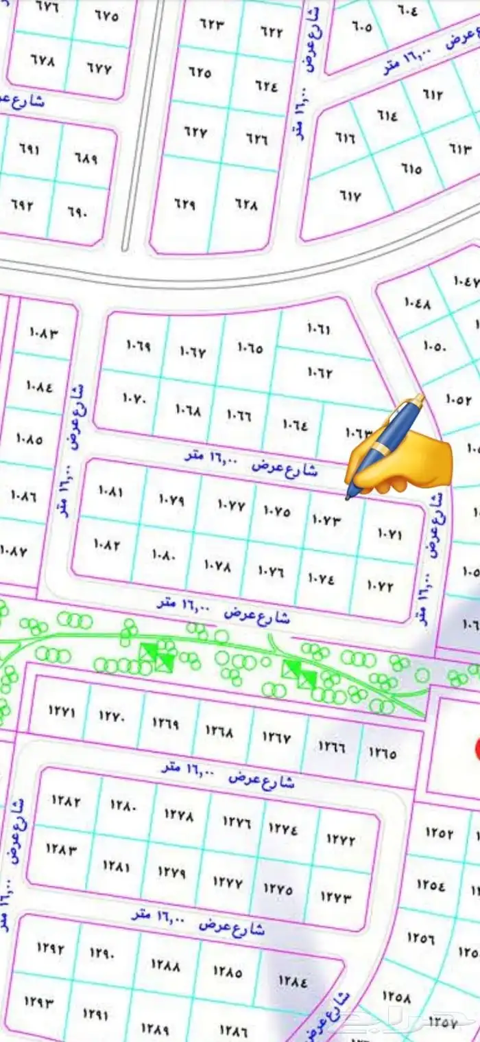 اقل عرض في السوق نص ارض للبيع في جوهرة العروس 2س مساحه449 0