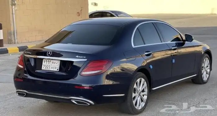 جنوط مرسيدس E CLass 2017 مع كفرات نظيفه 2