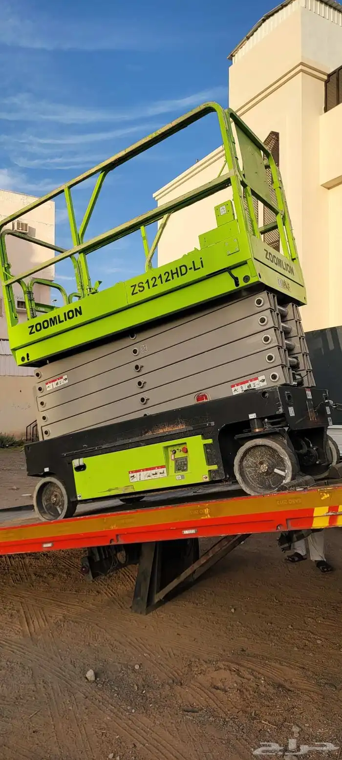 مانلفت 16متر سيزرلفت 12متر للايجار رافعات مقصيه للايجار عمال 3