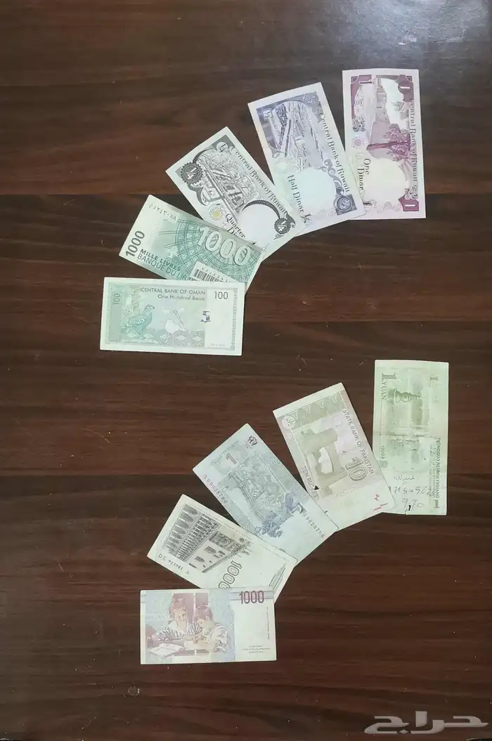 عملات قديمة أجنبية وعربية ورقية ومعدنية للبيع علي السوم 1