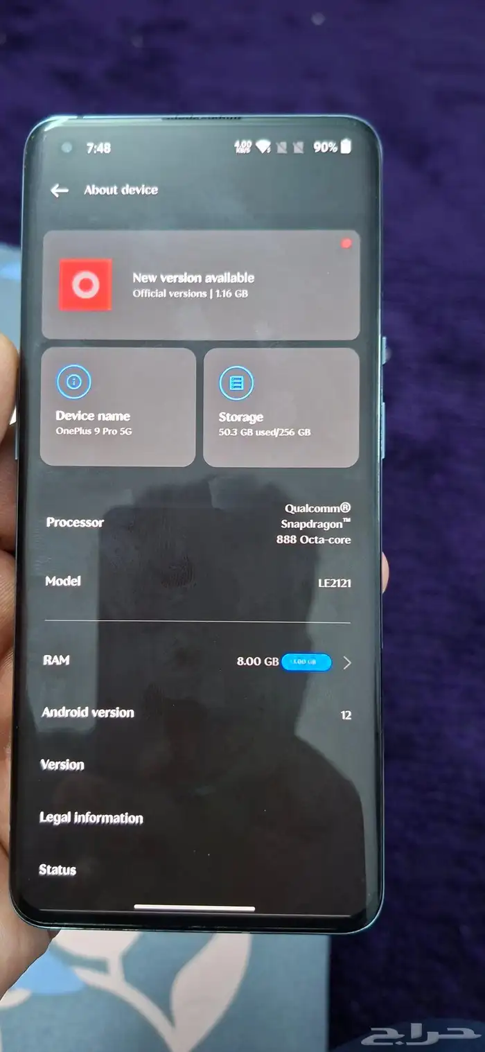 One plus 9Pro 256gb 7