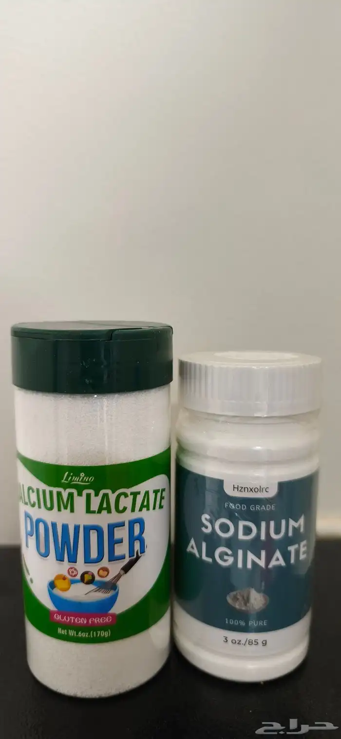 بودرة كالسيوم لاكتيت و صوديوم ألجانيت - استعمال قليل جدا 0