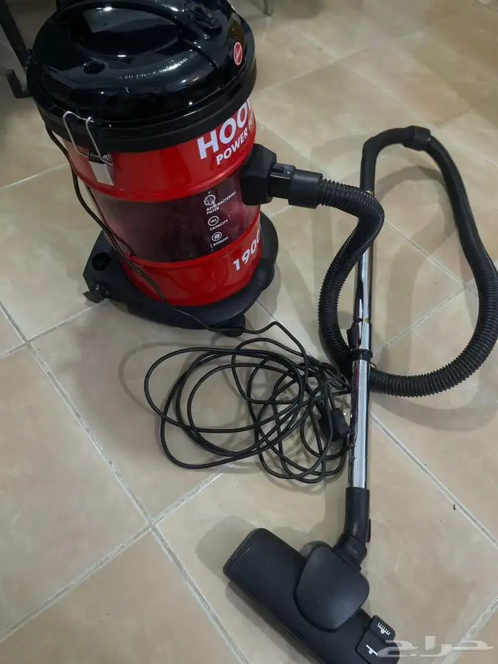 مكنسة كهربائية برميل هوفر 1900 واط مستخدم 2