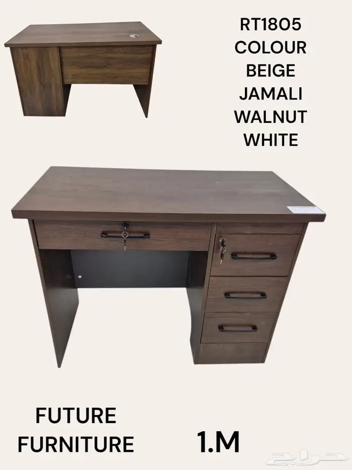 مودرن طاولة مكاتب صغير 80سم 100 سم 120 سم 140 سم مح ادراج 8