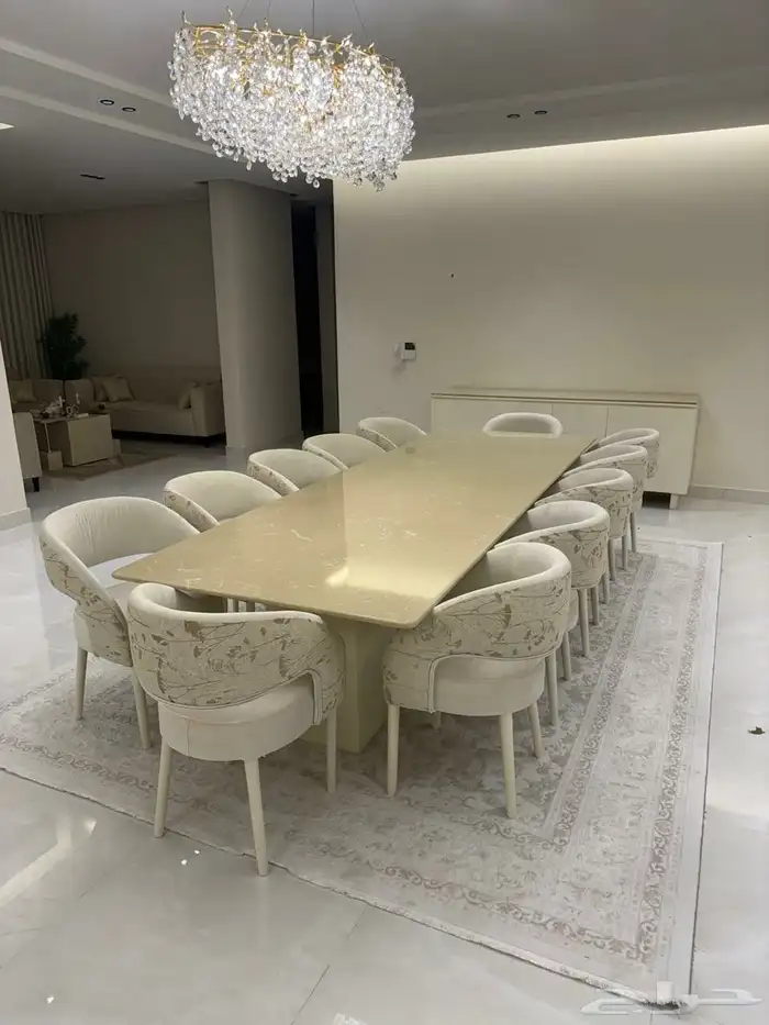 تفصيل سفره طعام رخام 12 شخص حسب الطلب 2