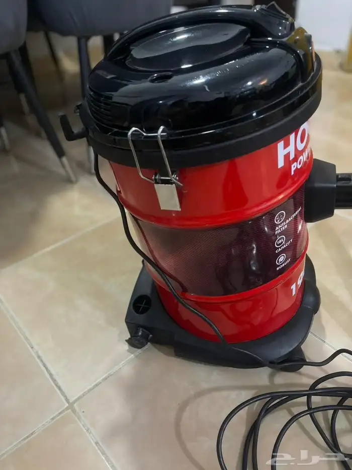 مكنسة كهربائية برميل هوفر 1900 واط مستخدم 4