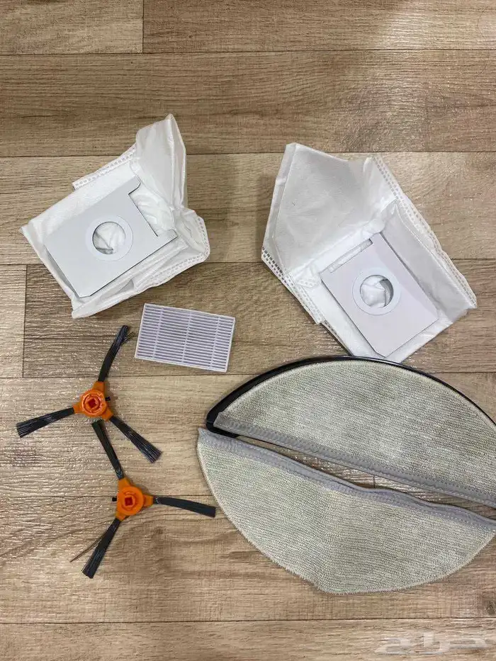 شاحن مكنسة ربوت كيفول وريموت تحكم وشريط فاصل مغناطيسي 3