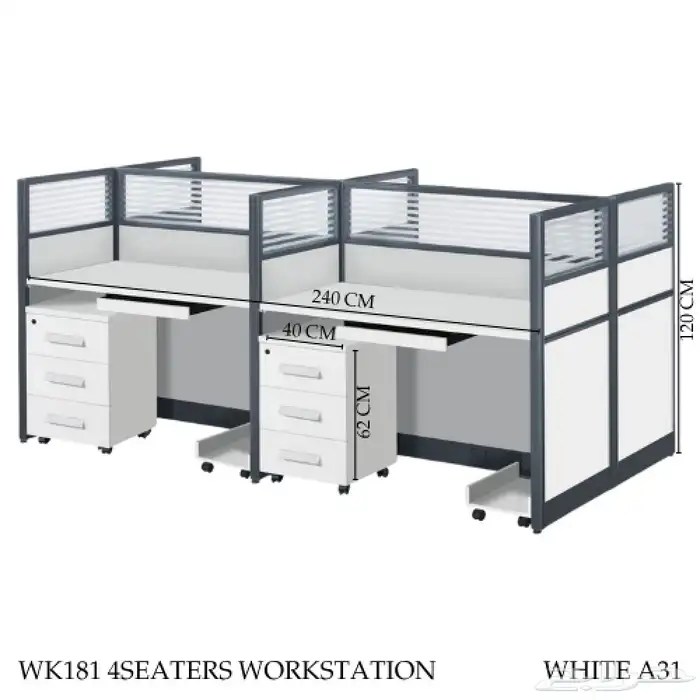 مودرن مكتب بارتيشن مشتركة موظف مكتب طاولة اجتماع مكتب مدراء 20