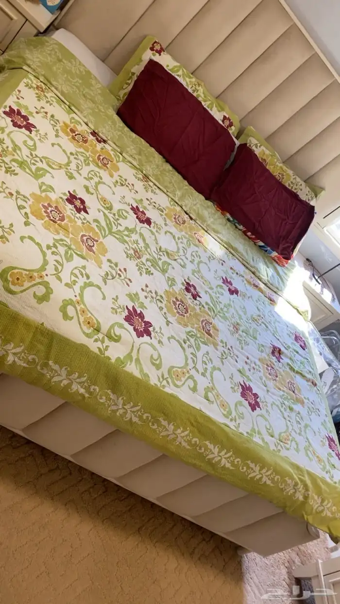 لحاف قطن او مفرش سرير نظيف 1