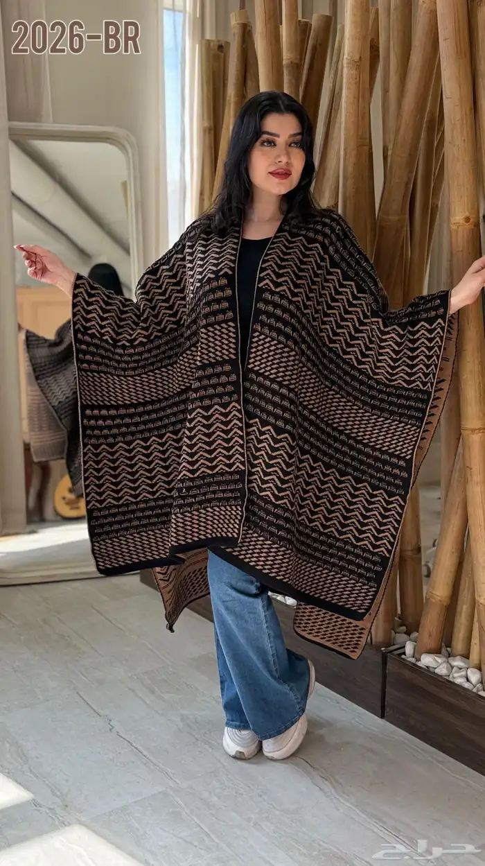 عباية تريحو صوف وسكارف صوف ممتاز 4