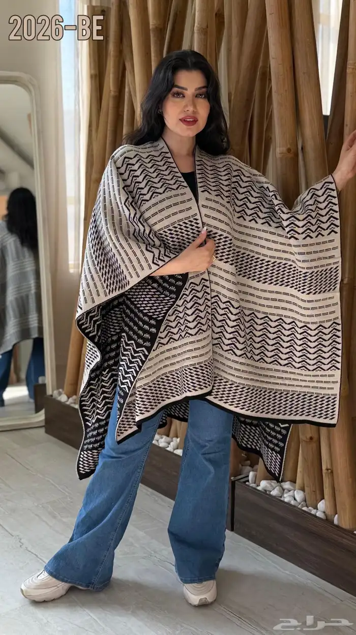 عباية تريحو صوف وسكارف صوف ممتاز 2
