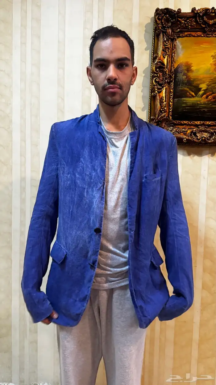 الجاكيت أزرق صبغة 2